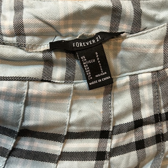Blue plaid skirt Forever 21 - Picture 2 of 2